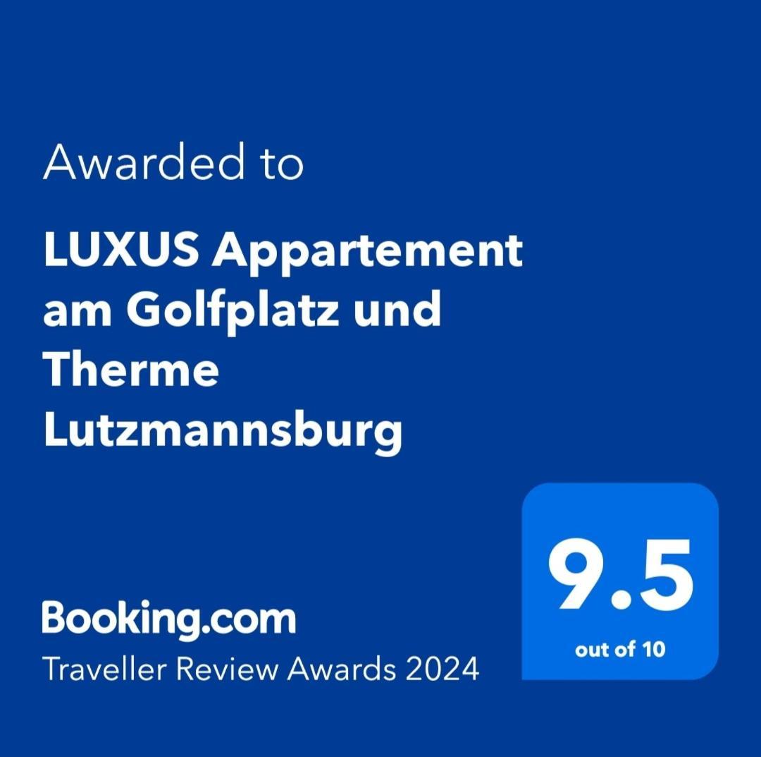 Luxus Appartement Am Golfplatz Und Therme Lutzmannsburg Zsira Zewnętrze zdjęcie